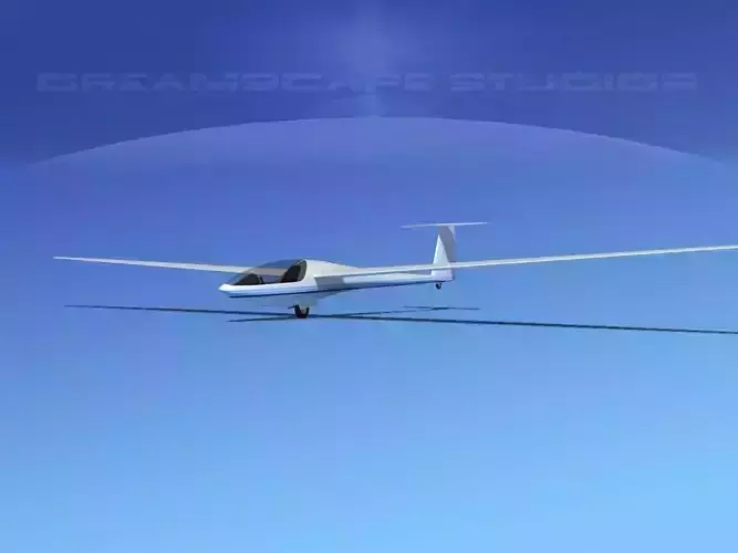 DG-400 17-Metre Motorglider V06 3D model