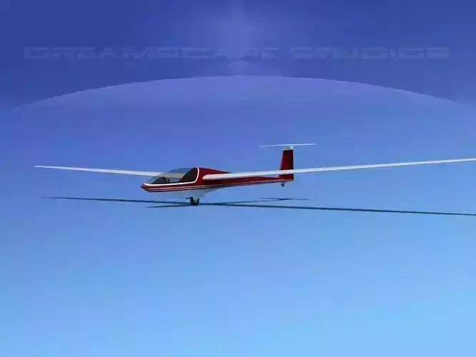 DG-400 17-Metre Sailplane V10 3D model