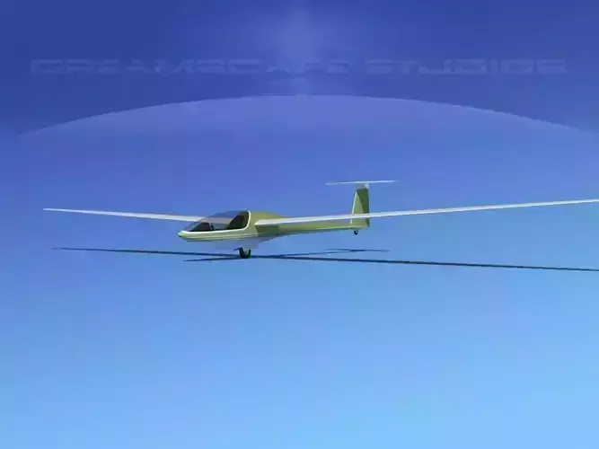 DG-400 17-Metre Motorglider V12 3D model