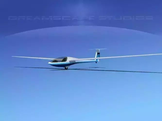 DG-400 17-Metre Motorglider V14 3D model