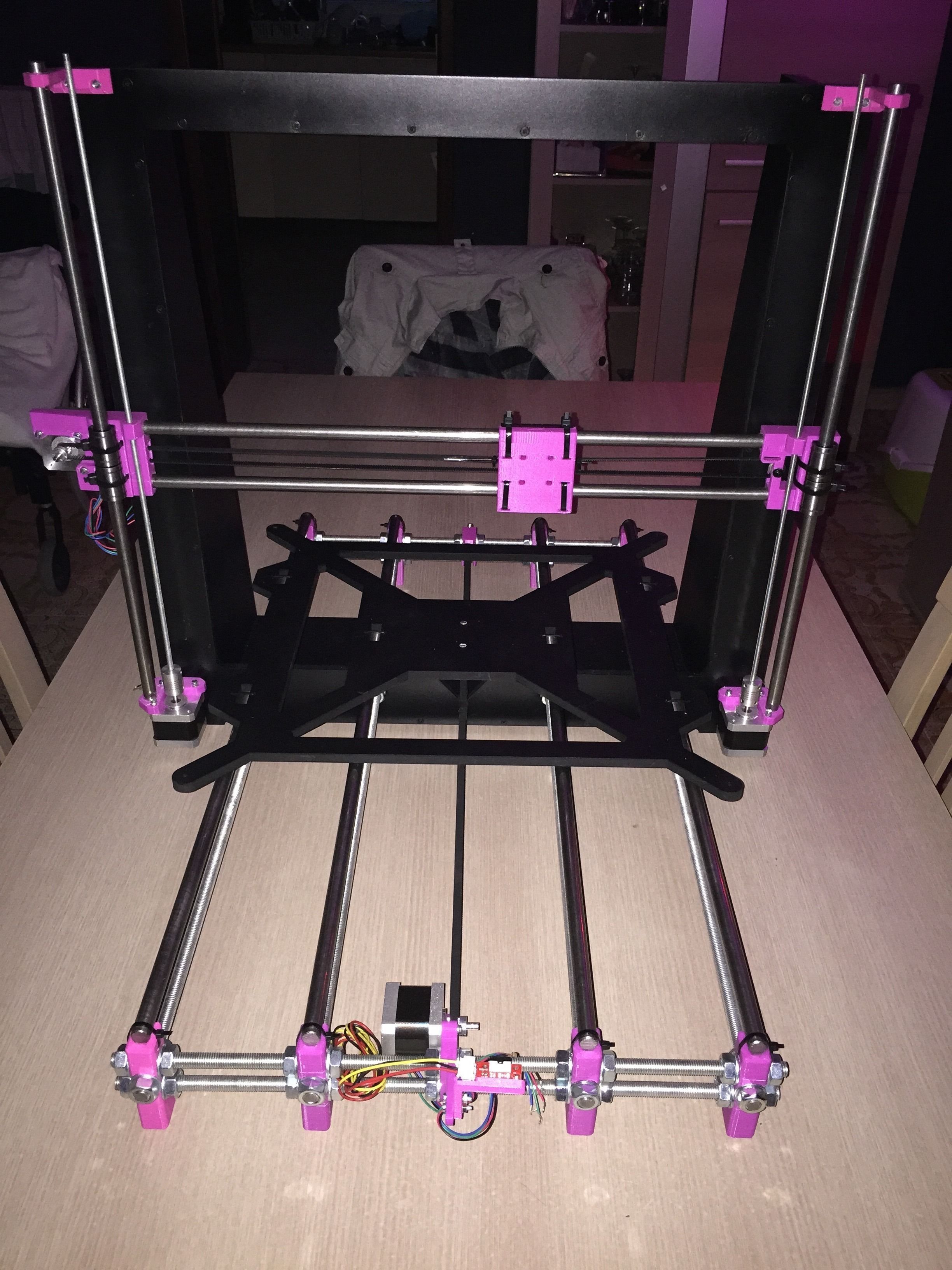 MIST-MGPRi3RW - A laser-cuttable frame for Mega Prusa i3 Reprap 3D model_1