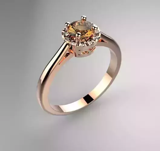 Rose woman ring