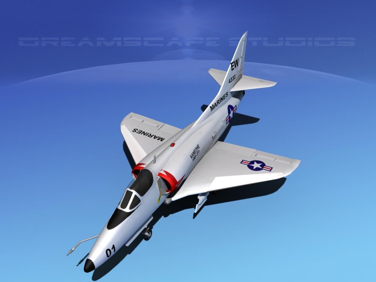 Douglas A-4D Skyhawk USMC 3D model_12