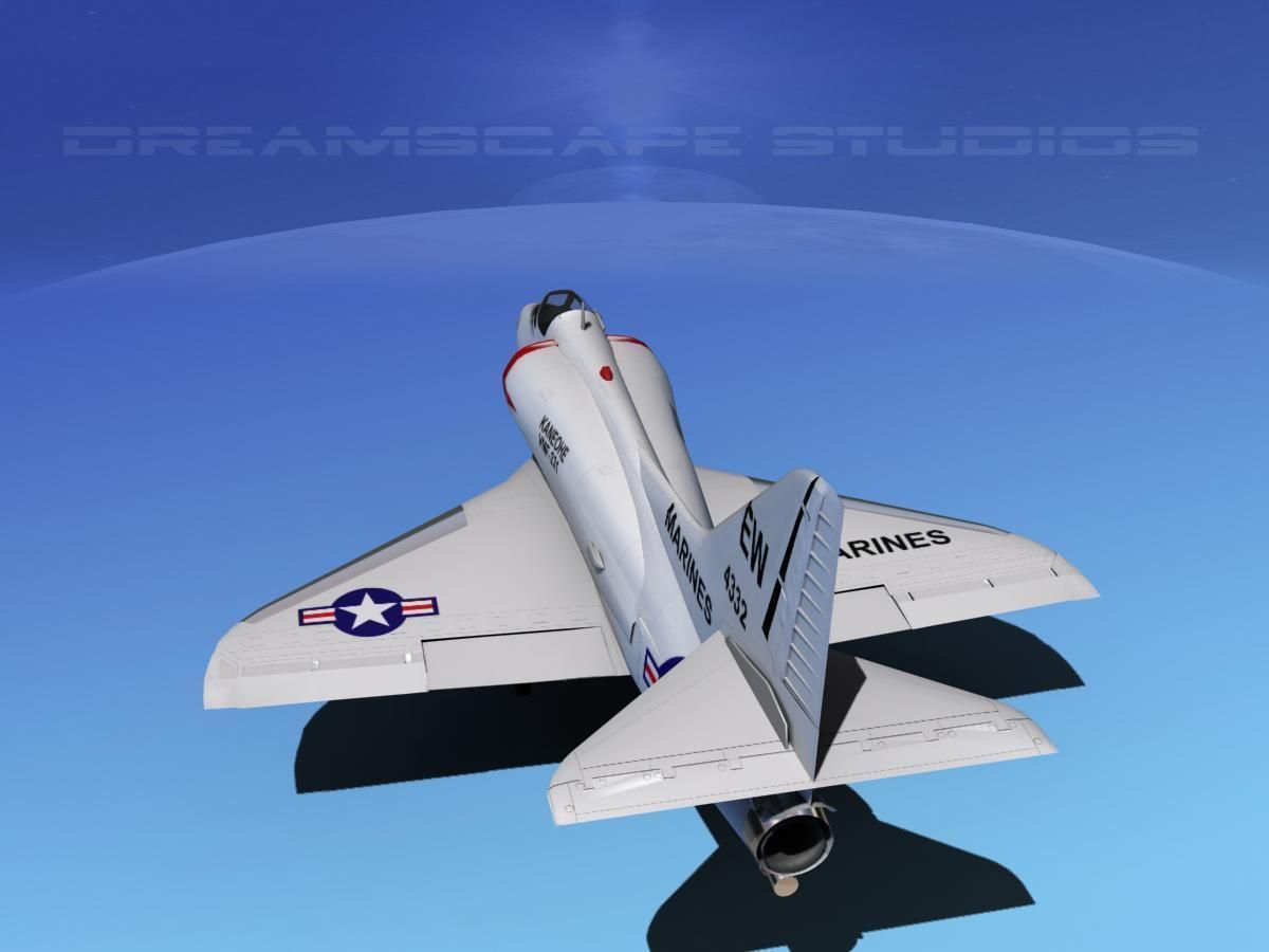 Douglas A-4D Skyhawk USMC 3D model_9