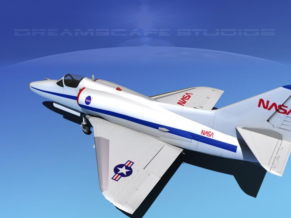 Douglas A-4D Skyhawk NASA 3D model_8