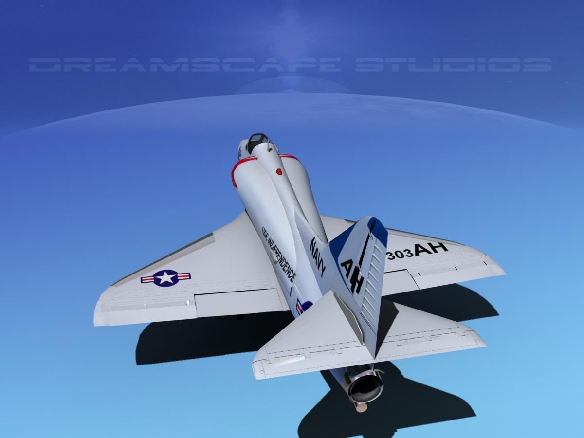 Douglas A-4D Skyhawk V07 USN 3D model_7