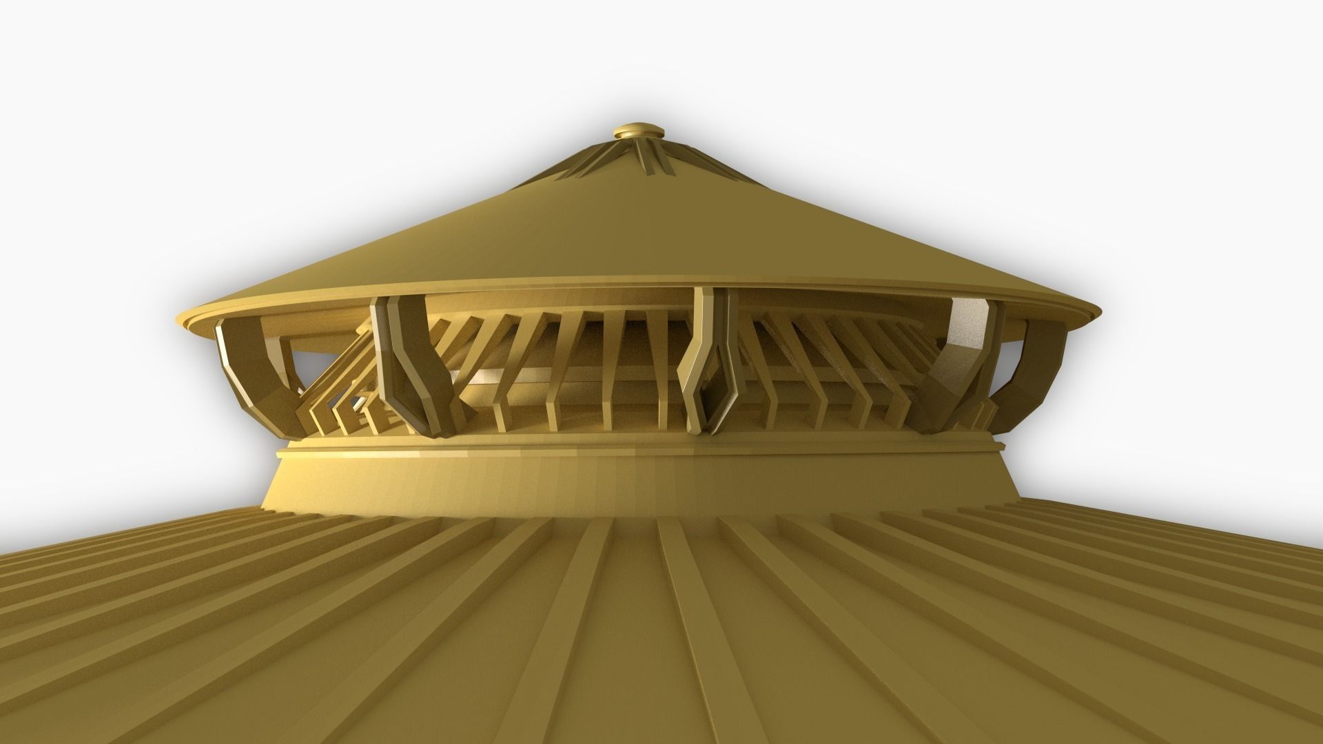 Original space craft 3D model_3