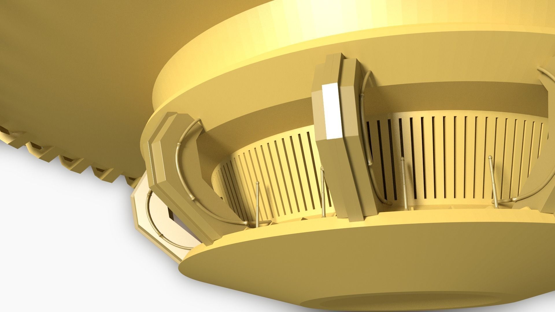 Original space craft 3D model_4