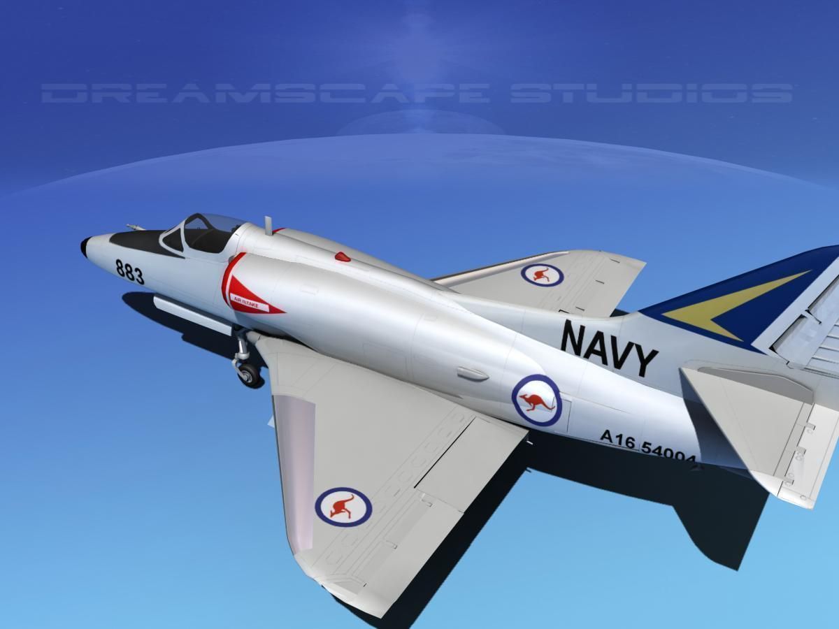 Douglas A-4D Skyhawk V09 RAN 3D model_8