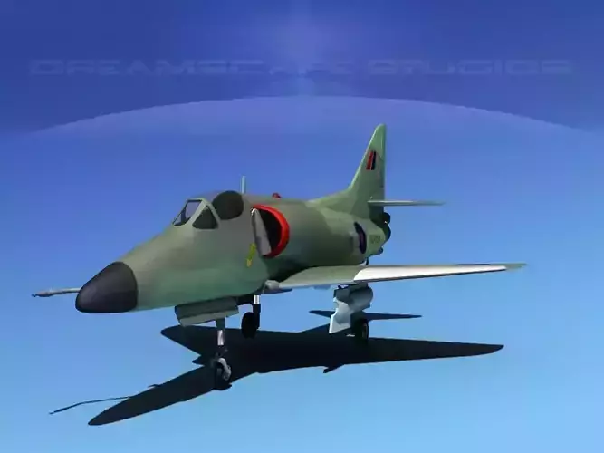 Douglas A-4D Skyhawk RNZN 3D model