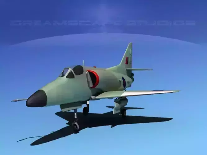 Douglas A-4D Skyhawk V15 RNZN 3D model