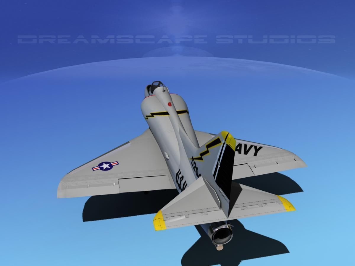 Douglas A-4D Skyhawk V20 USN 3D model_7