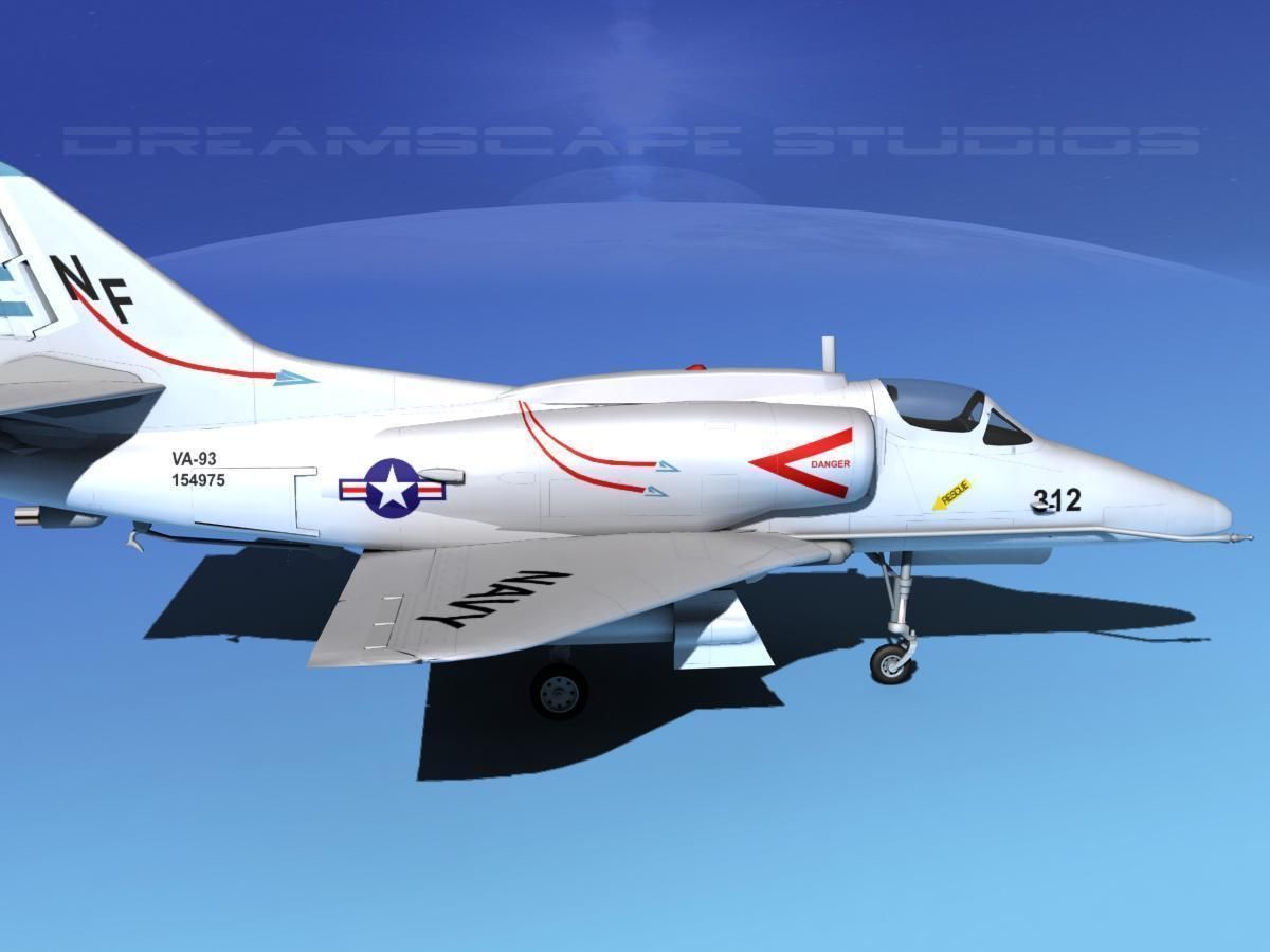 Douglas A-4G Skyhawk USN 3D model_4