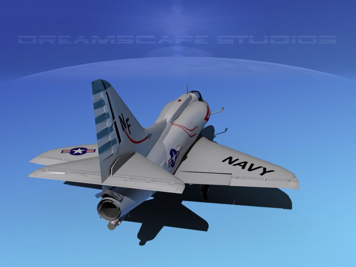 Douglas A-4G Skyhawk USN 3D model_6