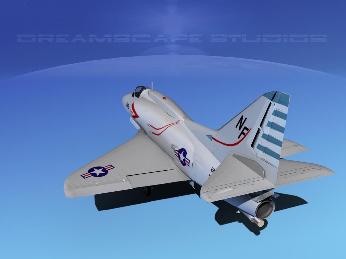 Douglas A-4G Skyhawk USN 3D model_7