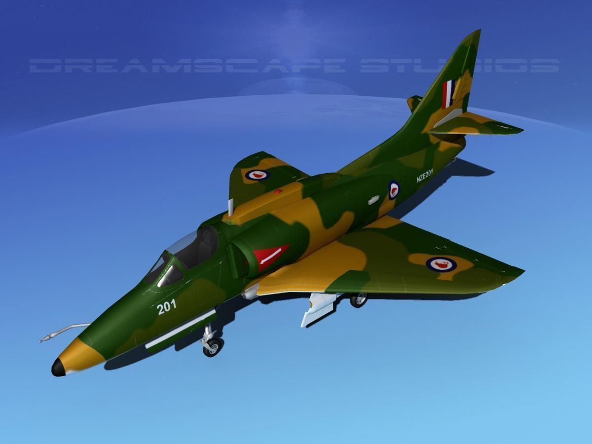 Douglas A-4G Skyhawk RAN 3D model_10