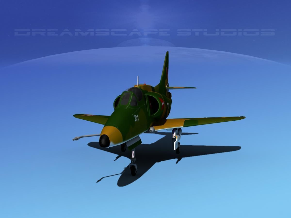 Douglas A-4G Skyhawk RAN 3D model_1