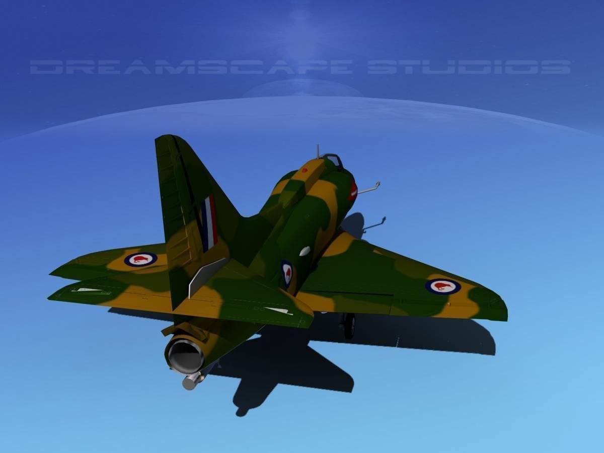 Douglas A-4G Skyhawk RAN 3D model_6