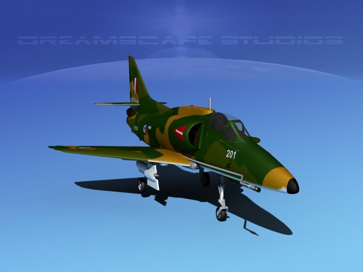 Douglas A-4G Skyhawk RAN 3D model_2