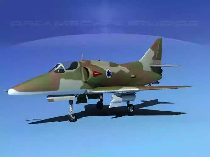 Douglas A-4G Skyhawk IADF 3D model