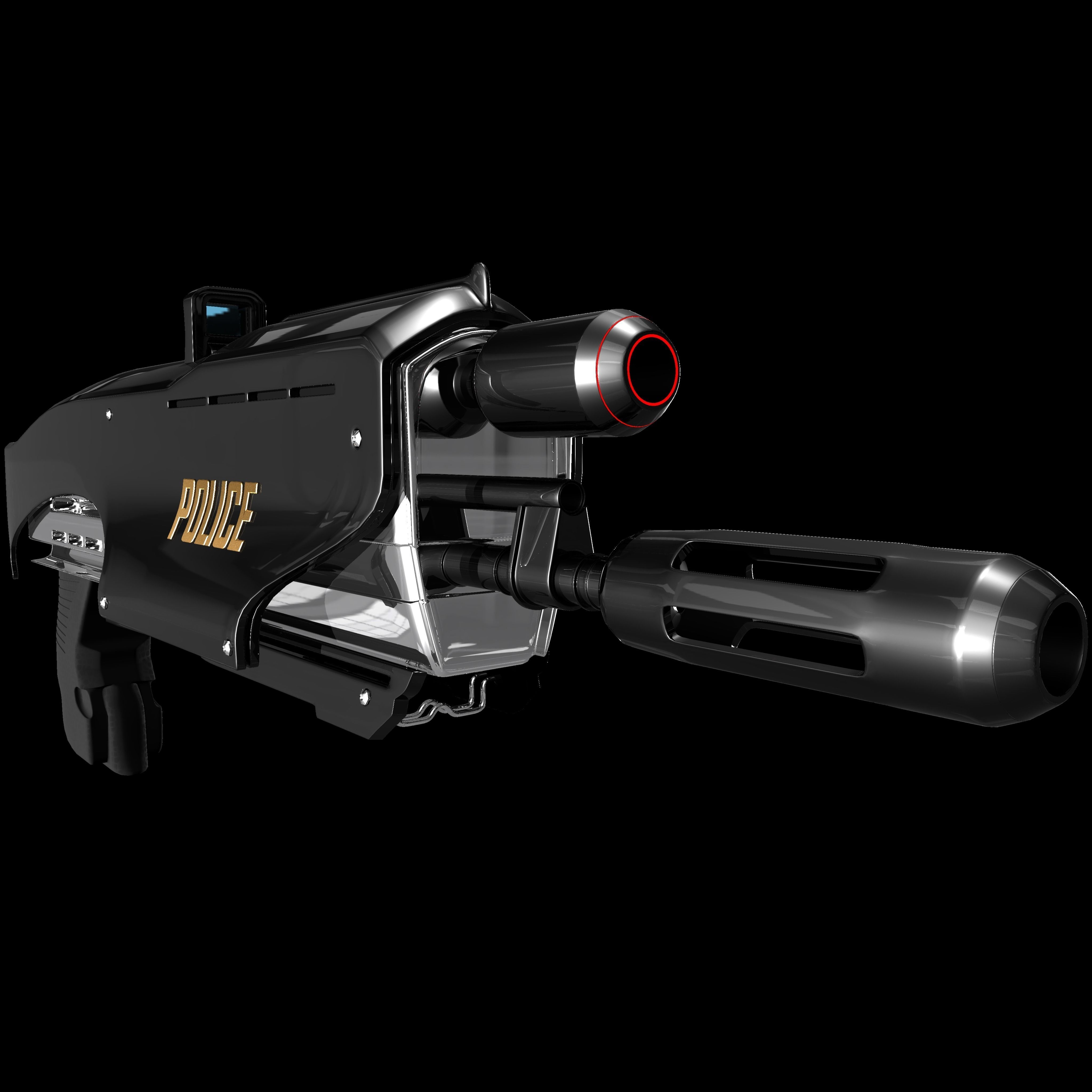 Sci-Fi Gun 3D model_0