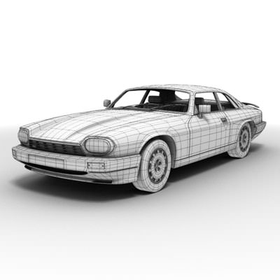 Jaguar XJS 3D model_6
