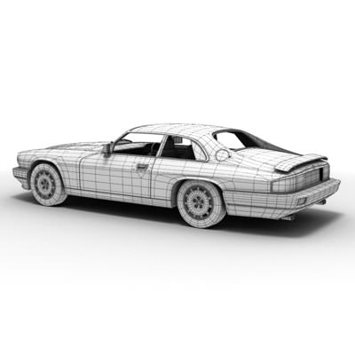 Jaguar XJS 3D model_8