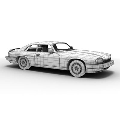 Jaguar XJS 3D model_10