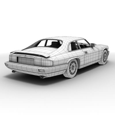 Jaguar XJS 3D model_9