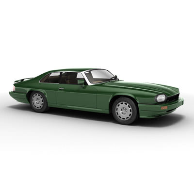 Jaguar XJS 3D model_4