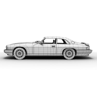 Jaguar XJS 3D model_7