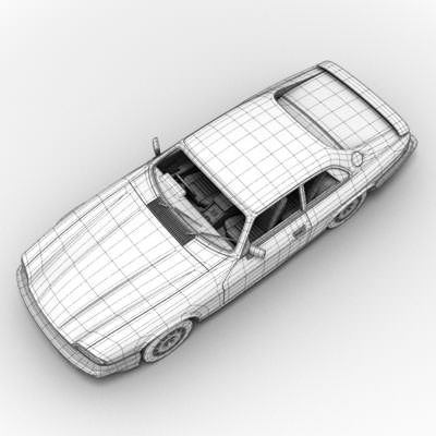 Jaguar XJS 3D model_11