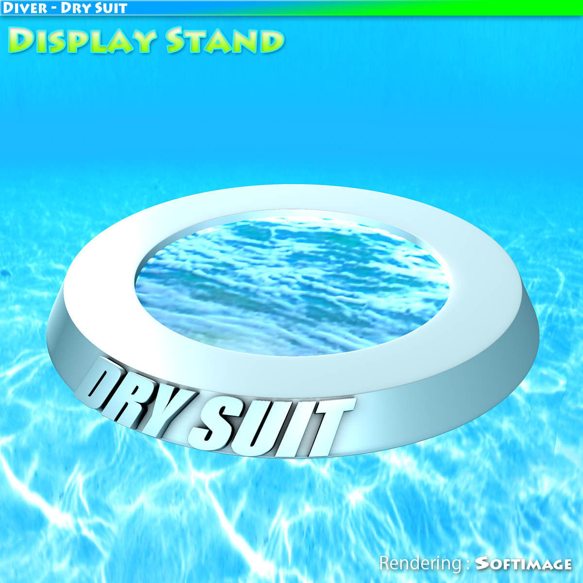 Diver - Dry Suit Low-poly 3D model_20