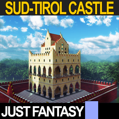 Sud-Tirol Castle 3D model_5