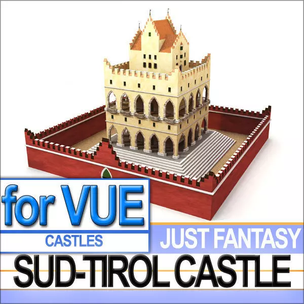 Sud-Tirol Castle 3D model_0