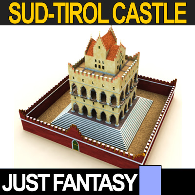 Sud-Tirol Castle 3D model_3