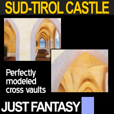 Sud-Tirol Castle 3D model_8