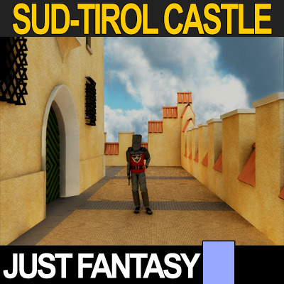 Sud-Tirol Castle 3D model_9
