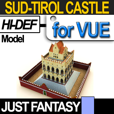 Sud-Tirol Castle 3D model_1