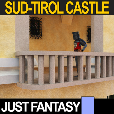 Sud-Tirol Castle 3D model_7