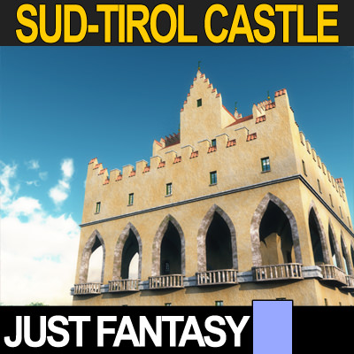 Sud-Tirol Castle 3D model_6