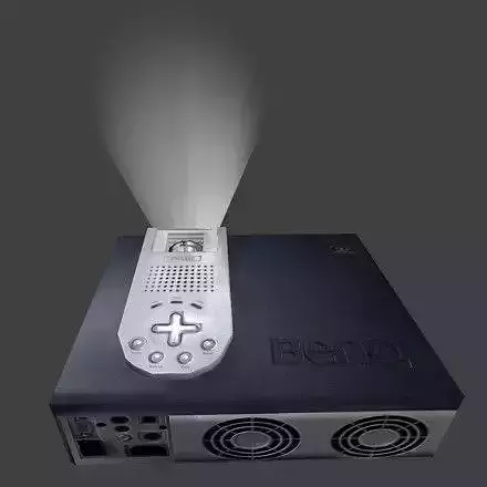Beamer Low-Poly benq projector Free low-poly 3D model