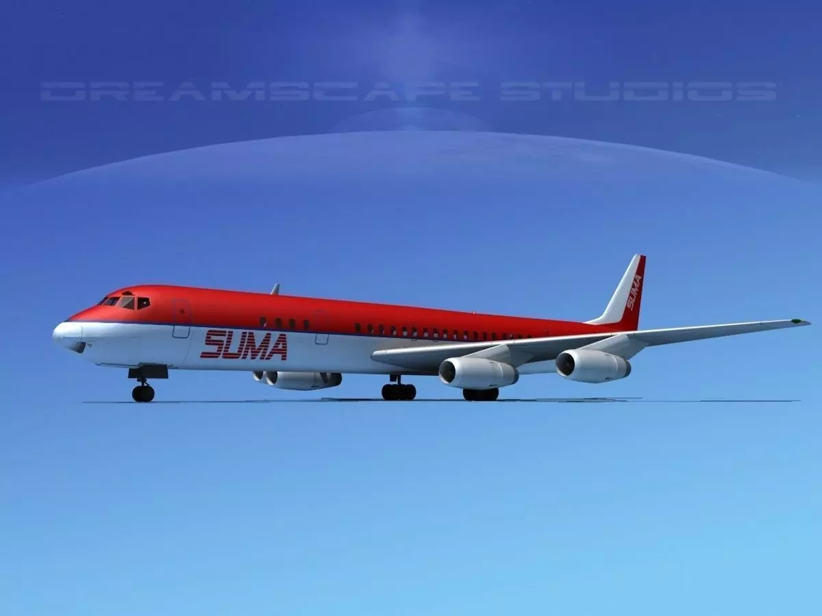 Douglas DC-8-63 Suma 3D model