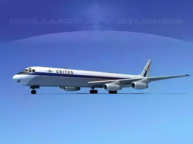 Douglas DC-8-63 United 1