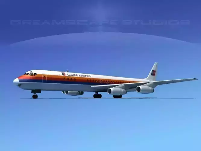 Douglas DC-8-63 United 2