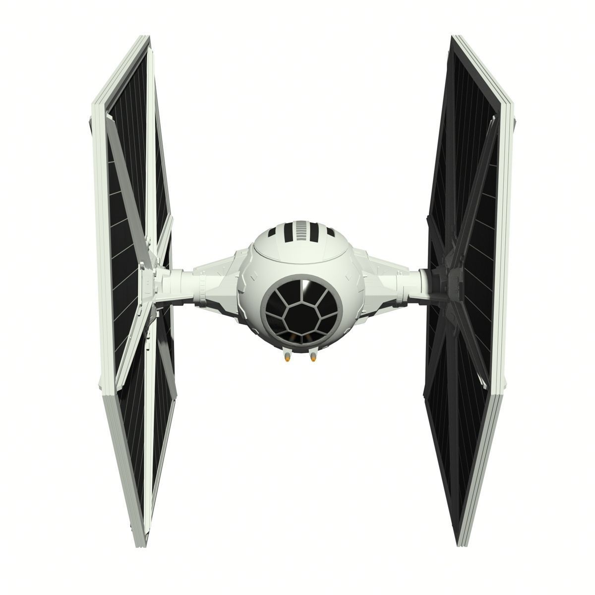 TIE Fighter 3D model_4