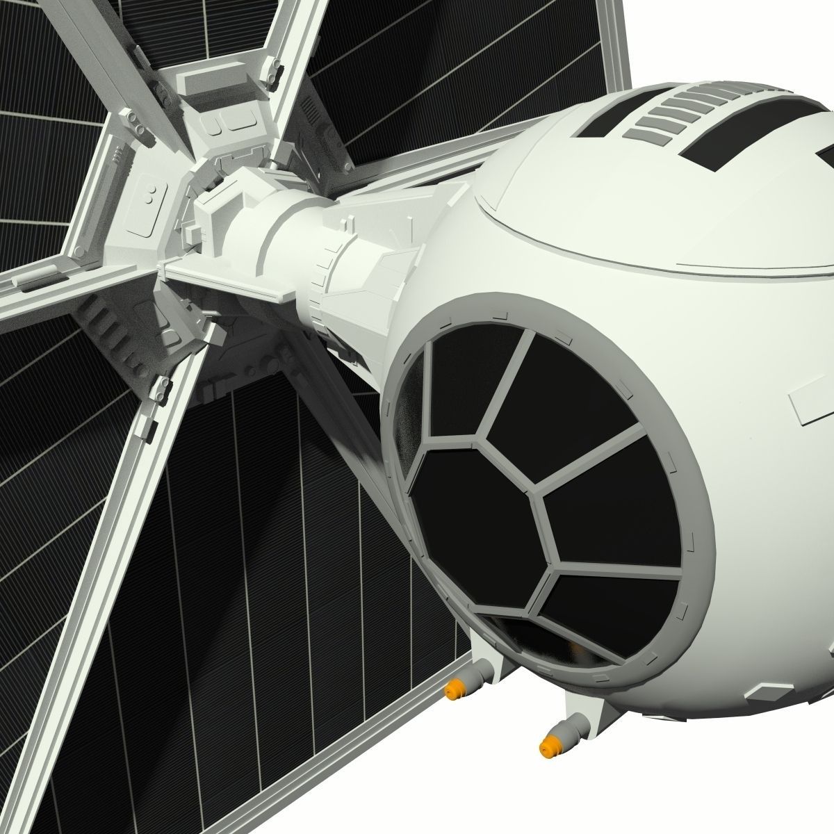 TIE Fighter 3D model_7