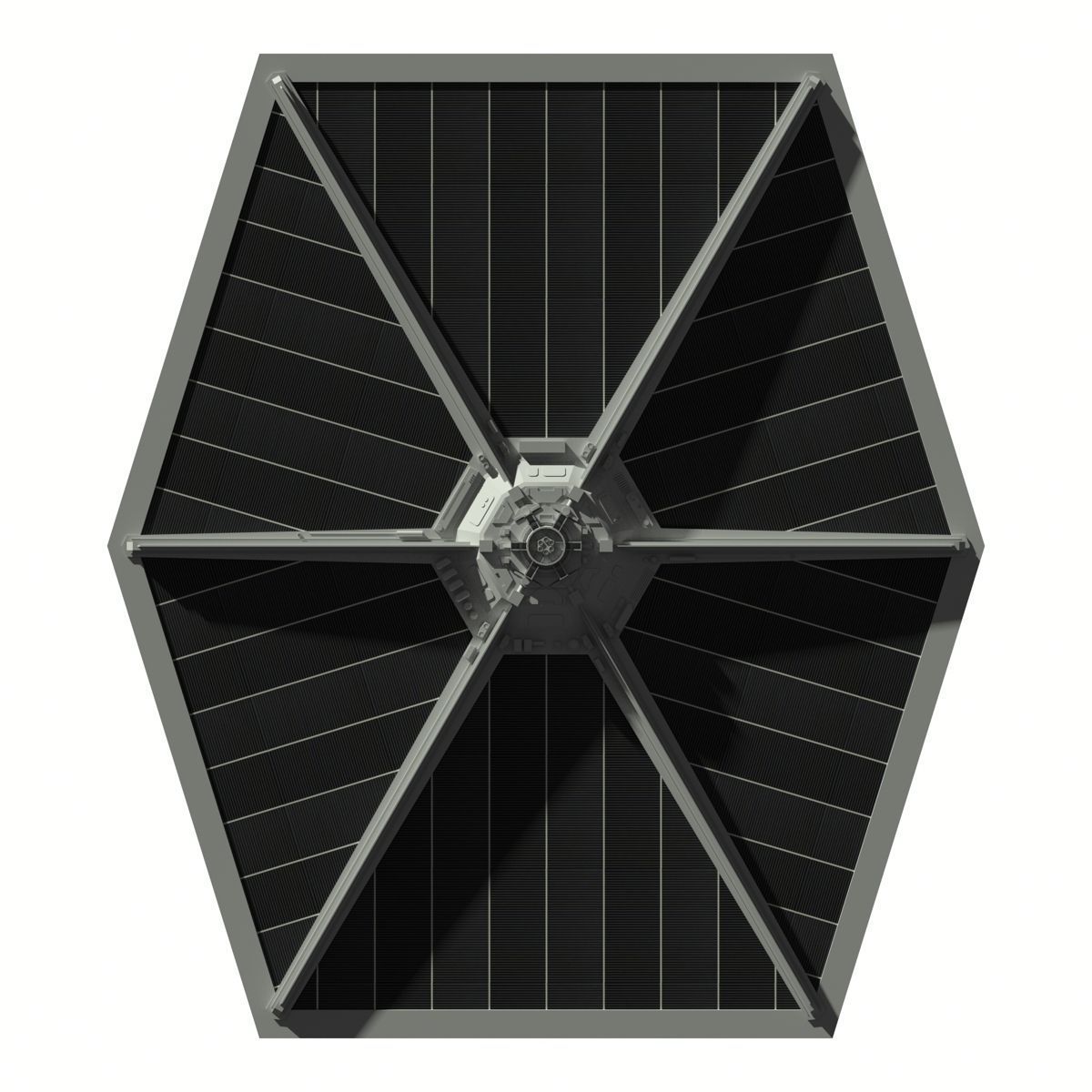TIE Fighter 3D model_5