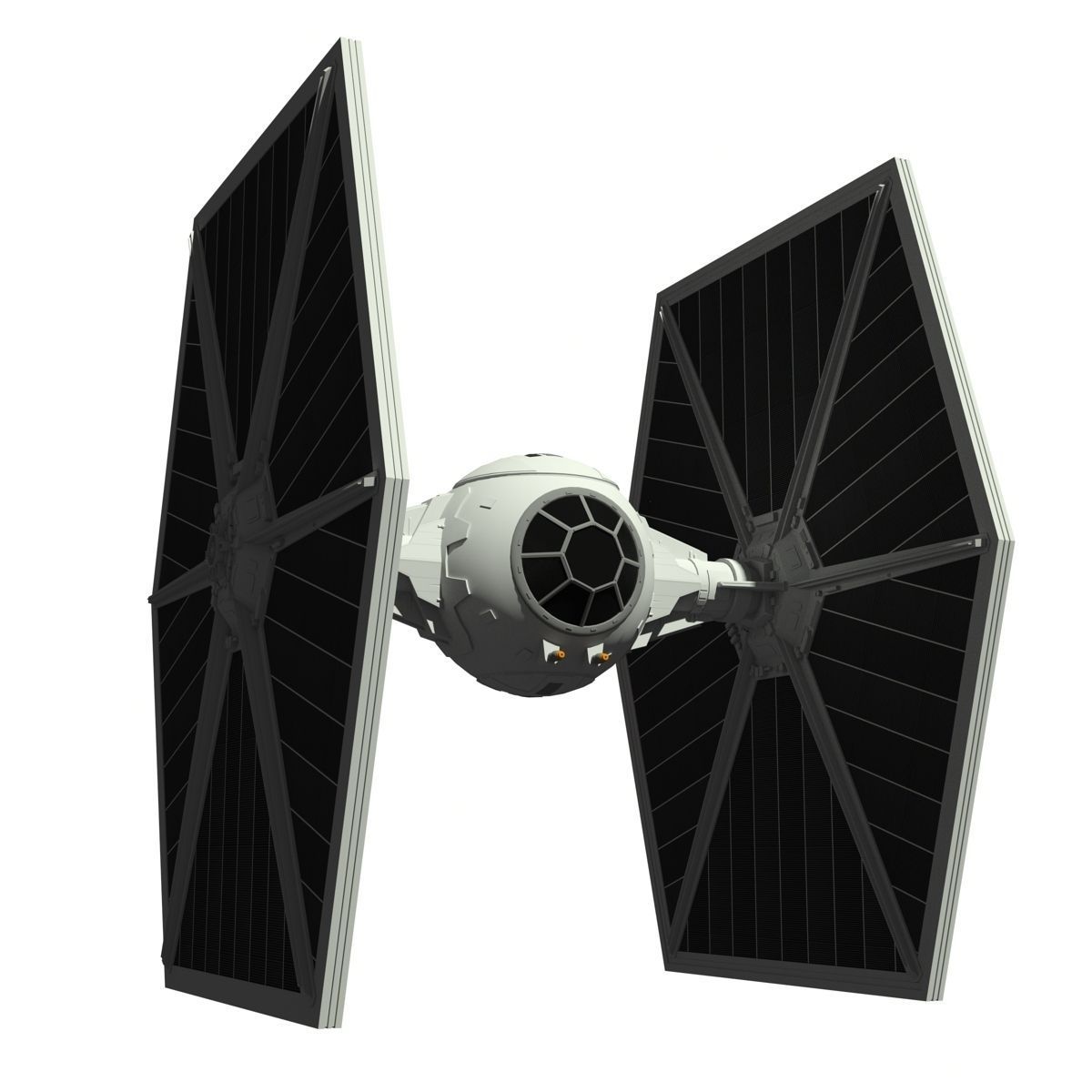 TIE Fighter 3D model_2