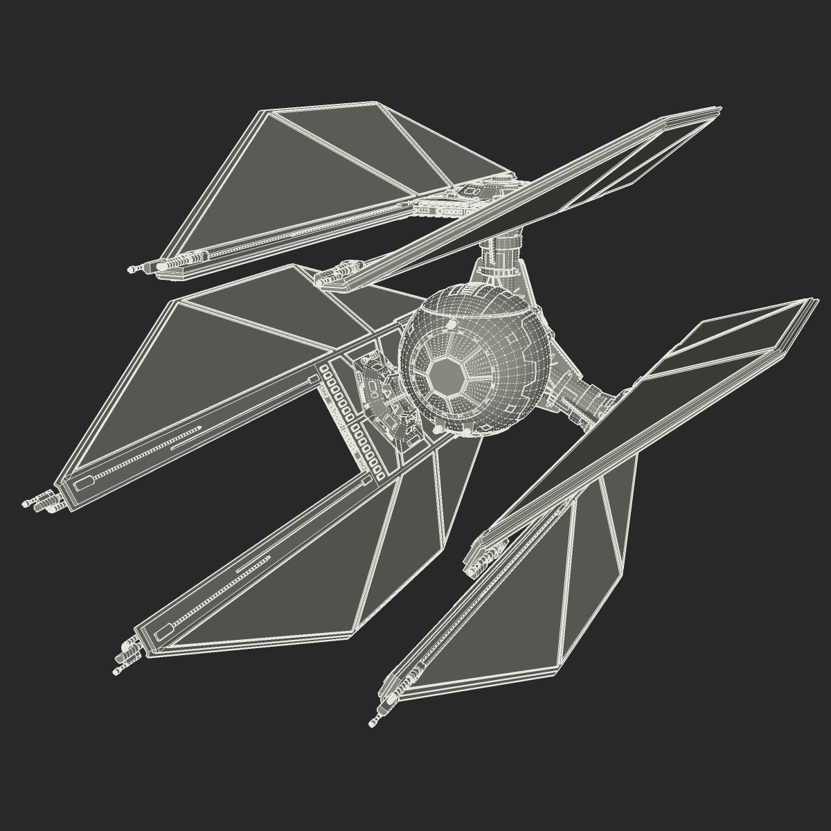 TIE Defender 1 3D model_9